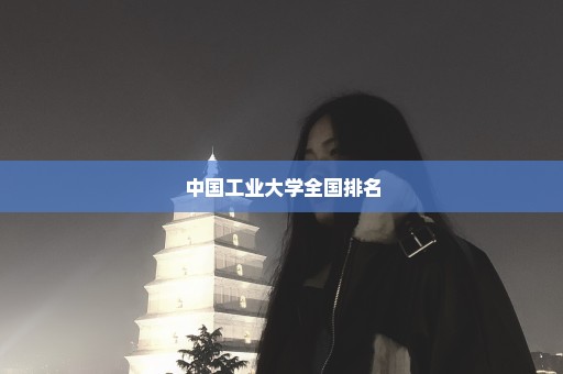 中国工业大学全国排名