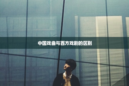 中国戏曲与西方戏剧的区别