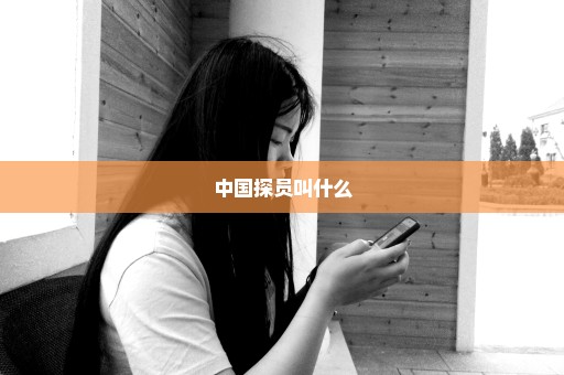 中国探员叫什么
