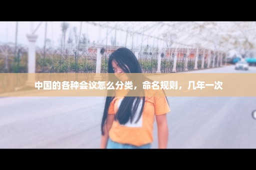 中国的各种会议怎么分类，命名规则，几年一次