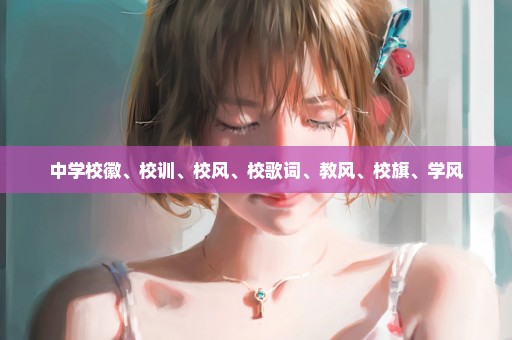 中学校徽、校训、校风、校歌词、教风、校旗、学风