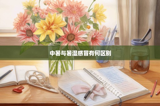 中暑与暑湿感冒有何区别