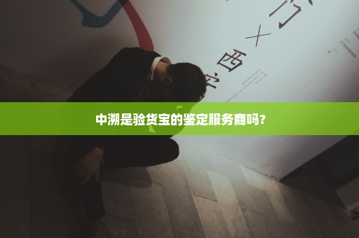 中溯是验货宝的鉴定服务商吗？