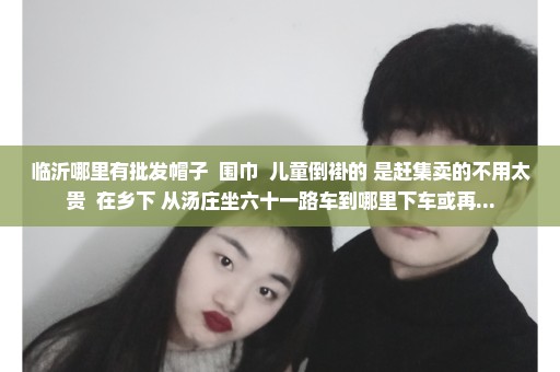 临沂哪里有批发帽子  围巾  儿童倒褂的 是赶集卖的不用太贵  在乡下 从汤庄坐六十一路车到哪里下车或再...