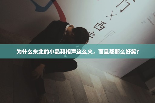 为什么东北的小品和相声这么火，而且都那么好笑?