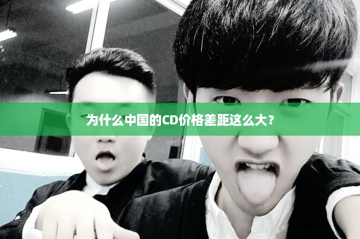 为什么中国的CD价格差距这么大？