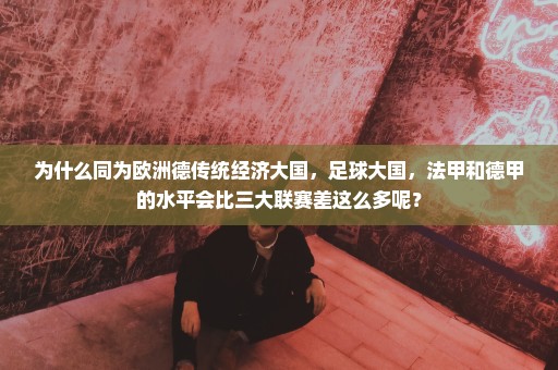 为什么同为欧洲德传统经济大国，足球大国，法甲和德甲的水平会比三大联赛差这么多呢？