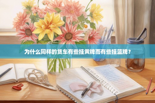 为什么同样的货车有些挂黄牌而有些挂蓝牌？