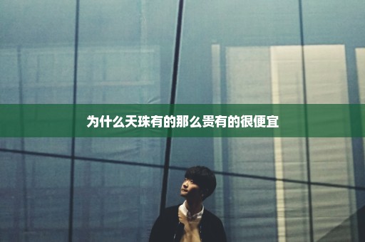 为什么天珠有的那么贵有的很便宜