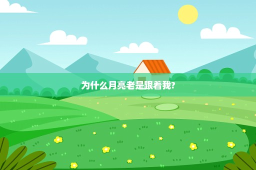 为什么月亮老是跟着我?