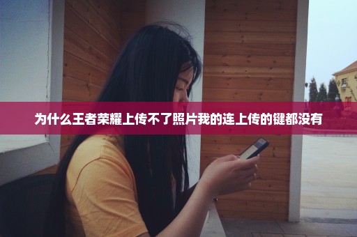 为什么王者荣耀上传不了照片我的连上传的键都没有