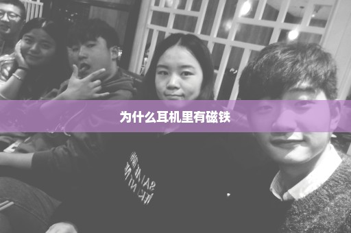 为什么耳机里有磁铁