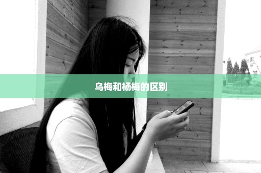 乌梅和杨梅的区别