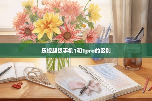 乐视超级手机1和1pro的区别