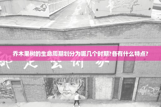 乔木果树的生命周期划分为哪几个时期?各有什么特点?