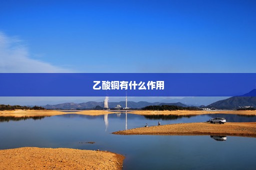 乙酸铜有什么作用