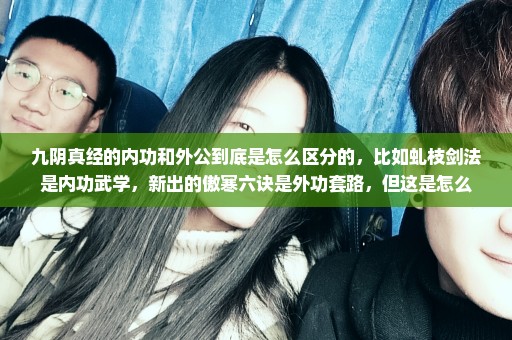 九阴真经的内功和外公到底是怎么区分的，比如虬枝剑法是内功武学，新出的傲寒六诀是外功套路，但这是怎么