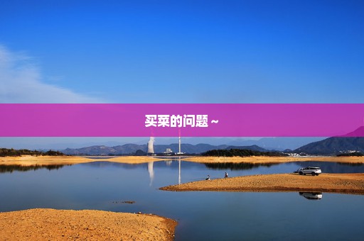 买菜的问题～