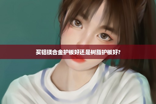 买铝镁合金护板好还是树脂护板好?