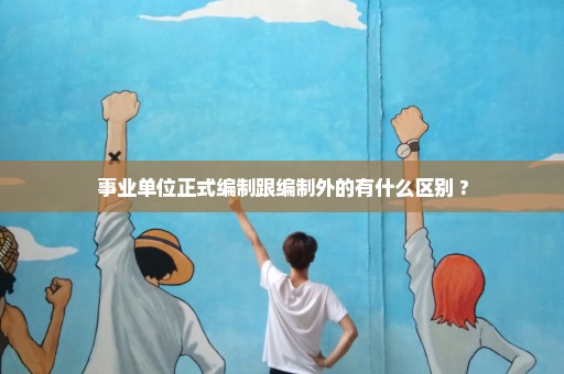 事业单位正式编制跟编制外的有什么区别 ?
