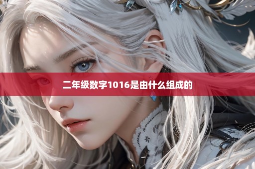 二年级数字1016是由什么组成的