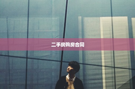 二手房购房合同