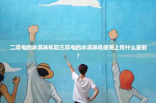二项电的冰淇淋机和三项电的冰淇淋机使用上有什么差别?