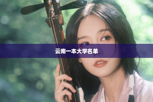 云南一本大学名单