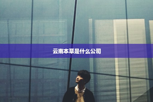 云南本草是什么公司