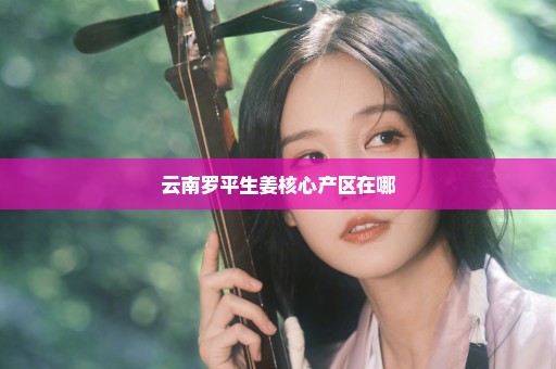 云南罗平生姜核心产区在哪