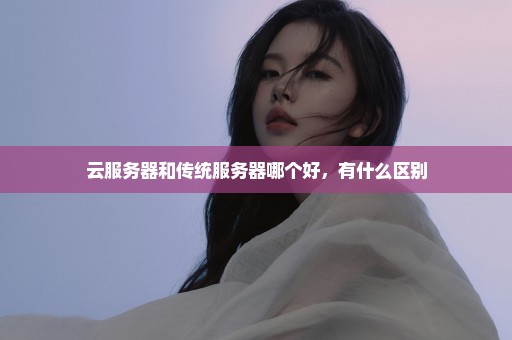云服务器和传统服务器哪个好，有什么区别