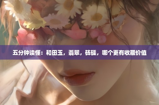 五分钟读懂：和田玉，翡翠，砗磲，哪个更有收藏价值