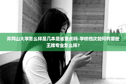 井冈山大学怎么样是几本是省重点吗-学校档次如何有哪些王牌专业怎么样？
