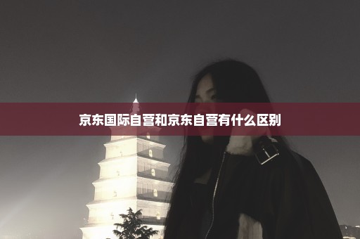 京东国际自营和京东自营有什么区别