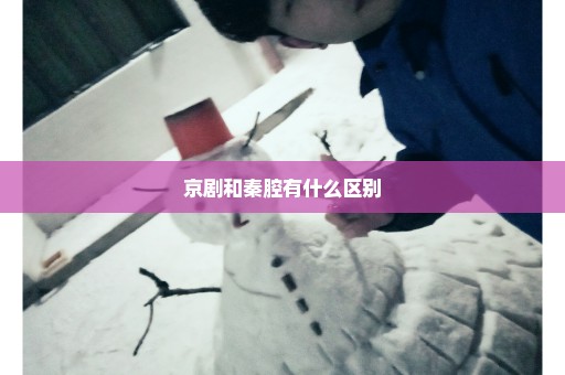 京剧和秦腔有什么区别