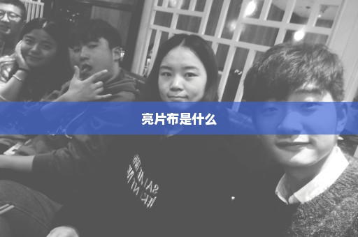 亮片布是什么