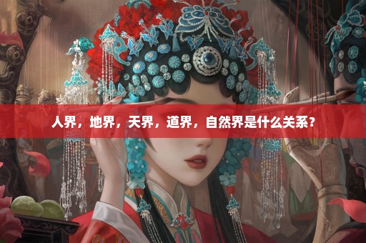 人界，地界，天界，道界，自然界是什么关系？