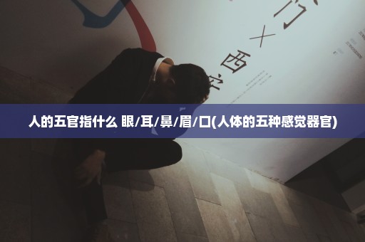 人的五官指什么 眼/耳/鼻/眉/口(人体的五种感觉器官)