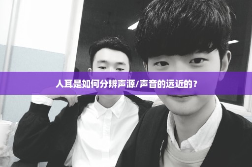 人耳是如何分辨声源/声音的远近的？