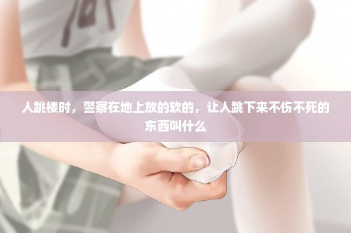 人跳楼时，警察在地上放的软的，让人跳下来不伤不死的东西叫什么