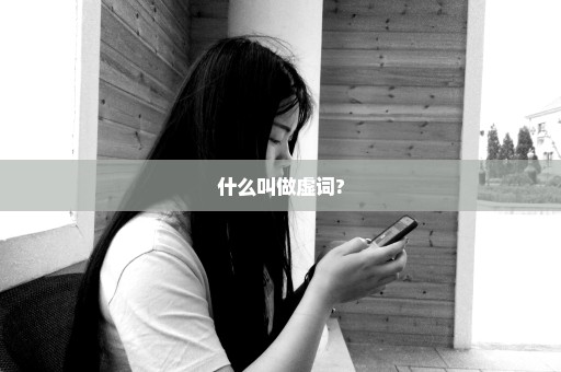 什么叫做虚词?