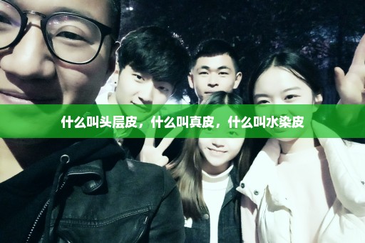 什么叫头层皮，什么叫真皮，什么叫水染皮