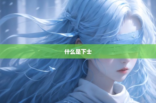 什么是下士