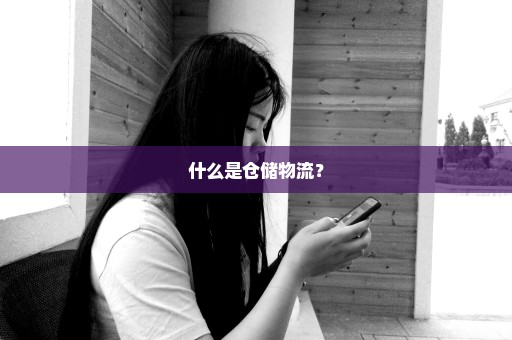 什么是仓储物流？