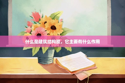 什么是建筑结构胶，它主要有什么作用