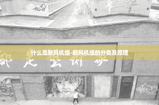 什么是新风机组-新风机组的分类及原理