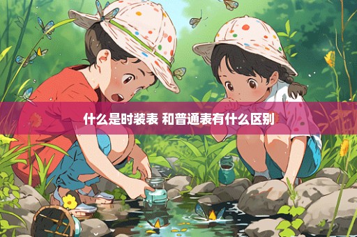 什么是时装表 和普通表有什么区别