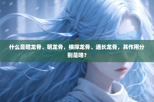 什么是暗龙骨、明龙骨，横撑龙骨、通长龙骨，其作用分别是啥？