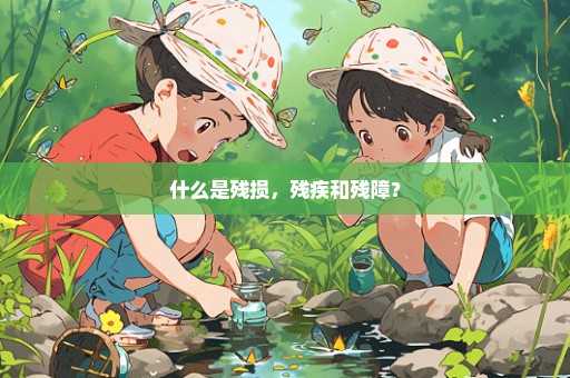 什么是残损，残疾和残障？