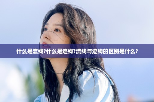 什么是流线?什么是迹线?流线与迹线的区别是什么?